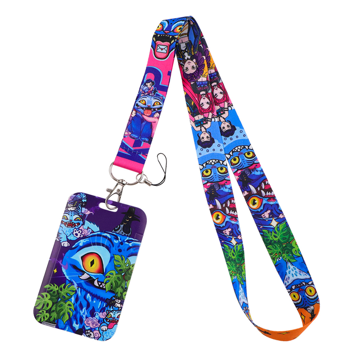 KDH K-pop inspired Phone lanyard card holder