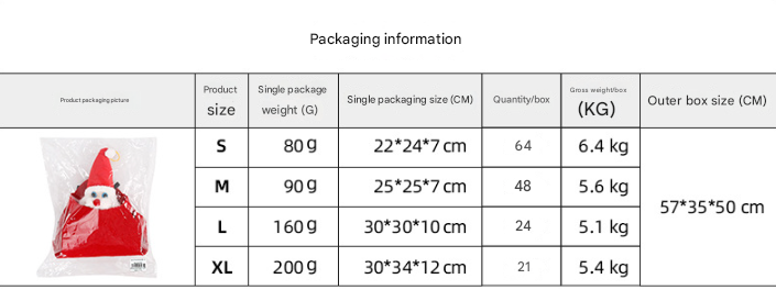 Puppy&cat Santa Claus costume Christmas funny pet clothes