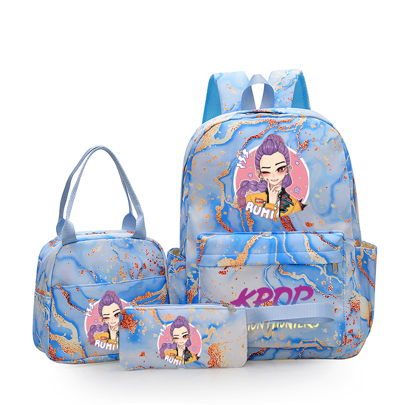 K-pop Witcher Girl Group Backpack Three-Piece Set