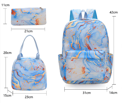 K-pop Witcher Girl Group Backpack Three-Piece Set