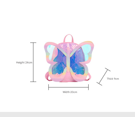 Sequin Butterfly-Wing Backpack for little Girls