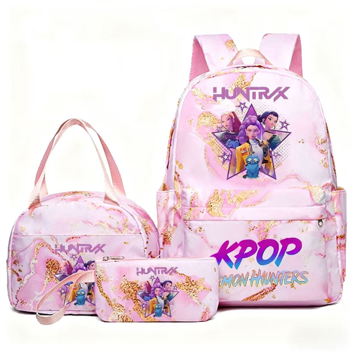 K-pop Witcher Girl Group Backpack Three-Piece Set