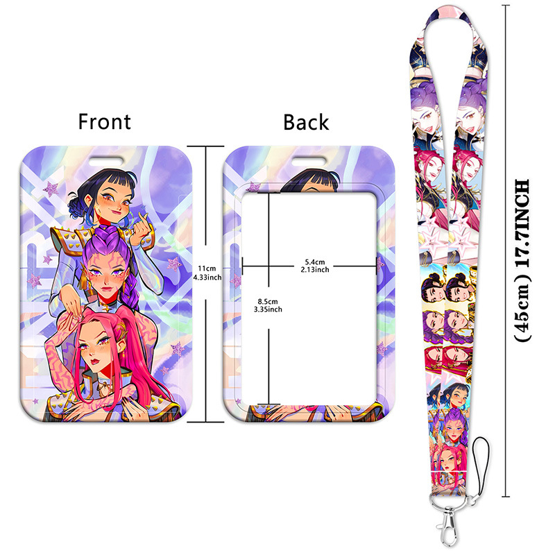 KDH K-pop inspired Phone lanyard card holder