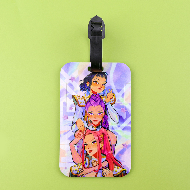 KDH K-pop inspired Luggage boarding pass