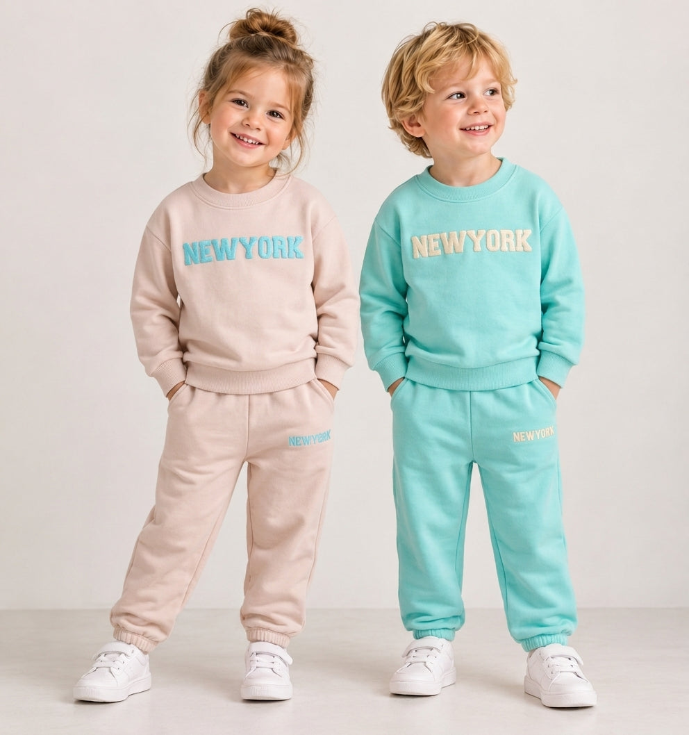 New York Baby Sweatshirt &amp; Sweatpants Set